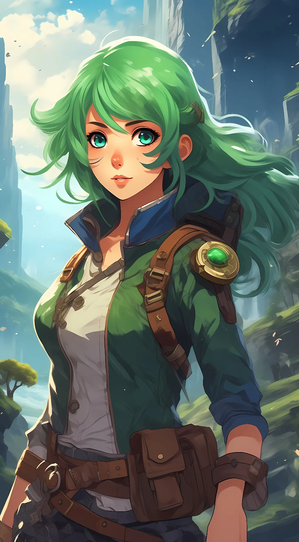 ai character: Emerarudo background