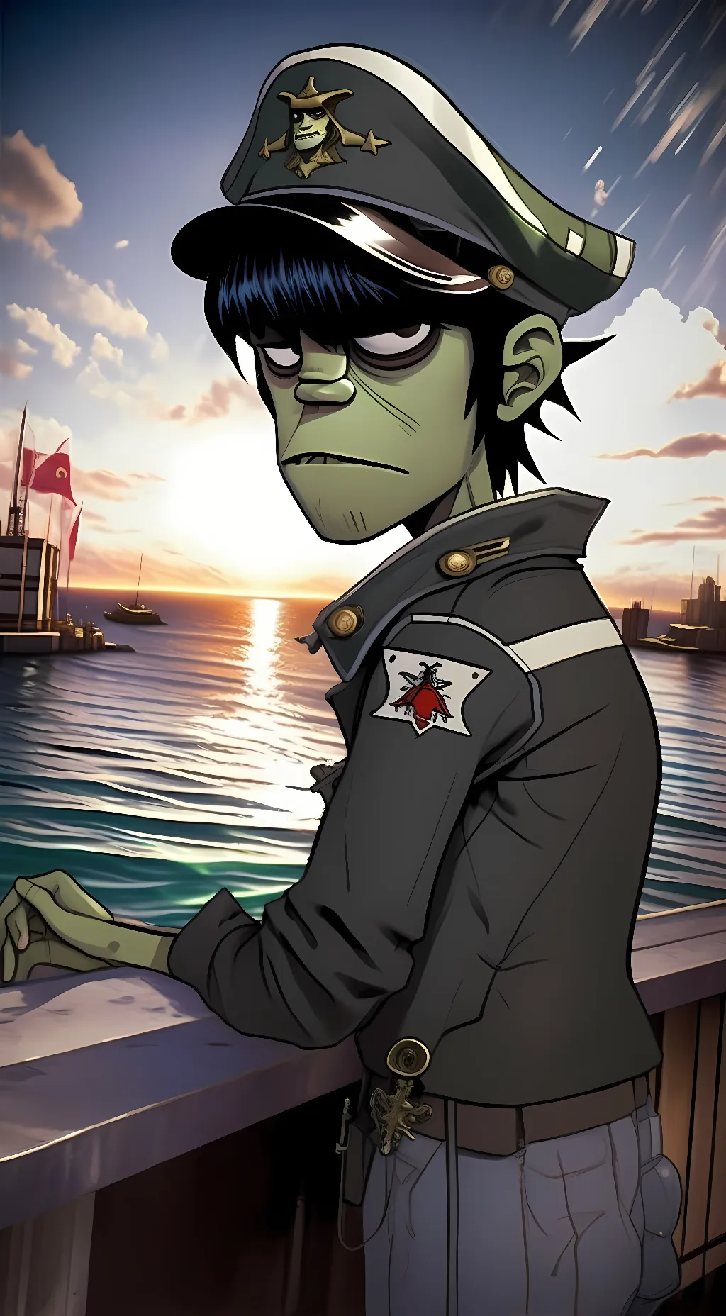 ai character: Murdoc Niccals  background