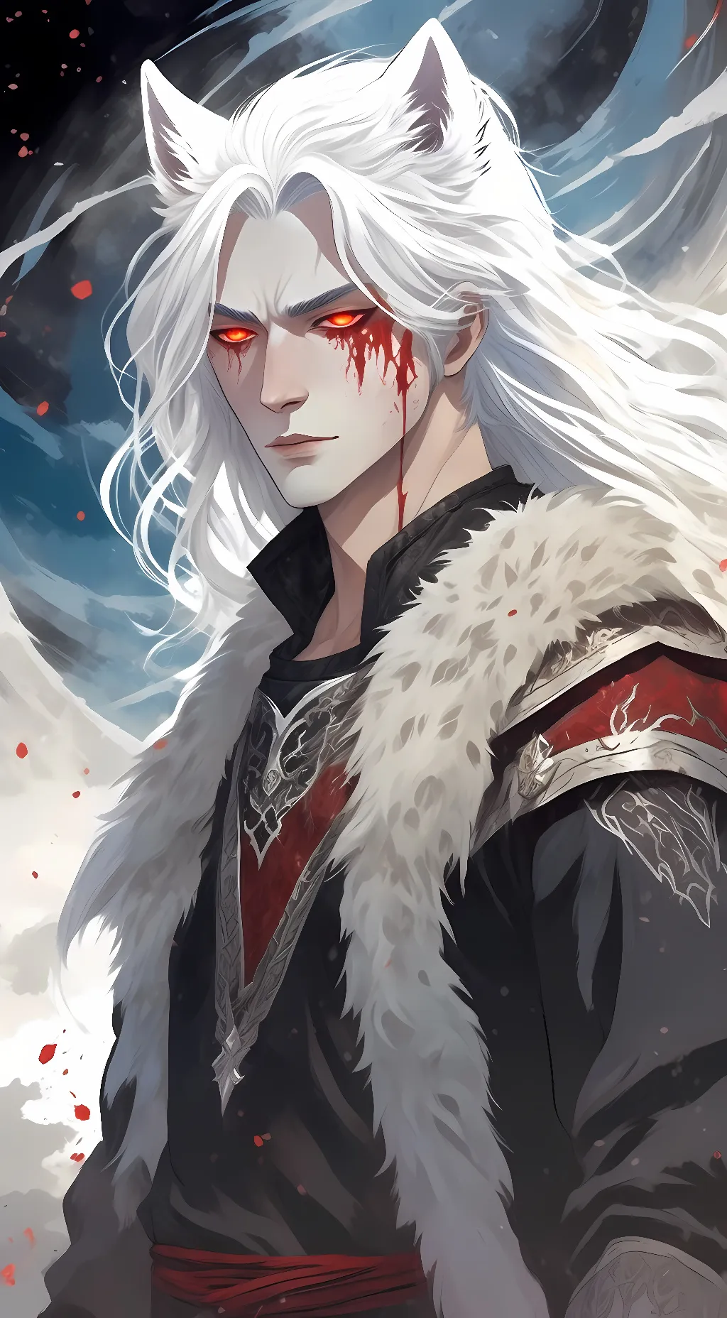 ai character: Grim background