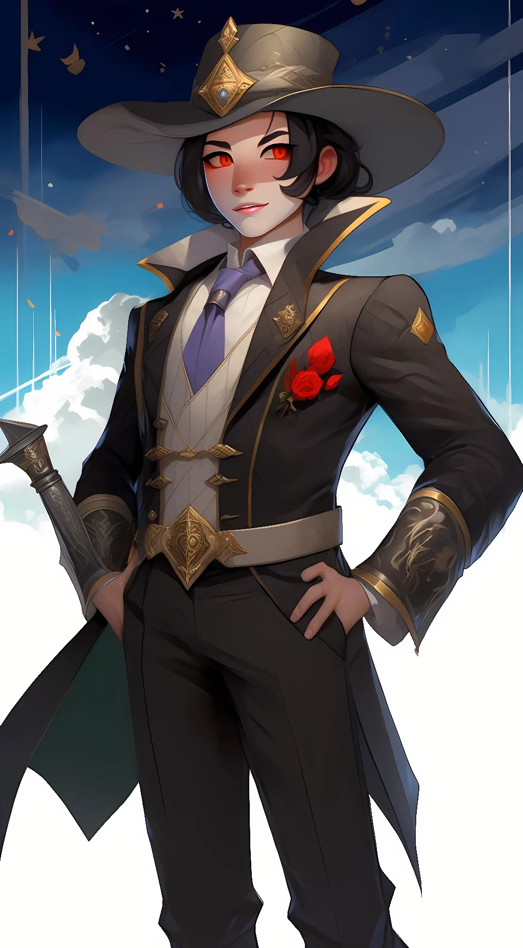 ai character: noah background