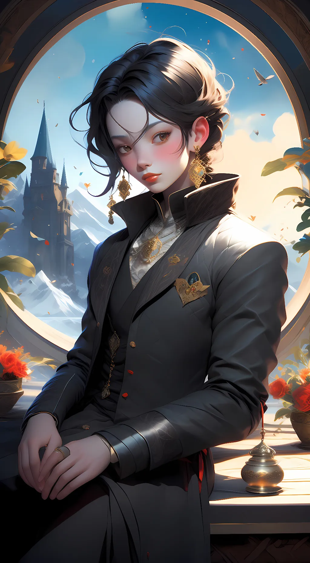 ai character: mom background