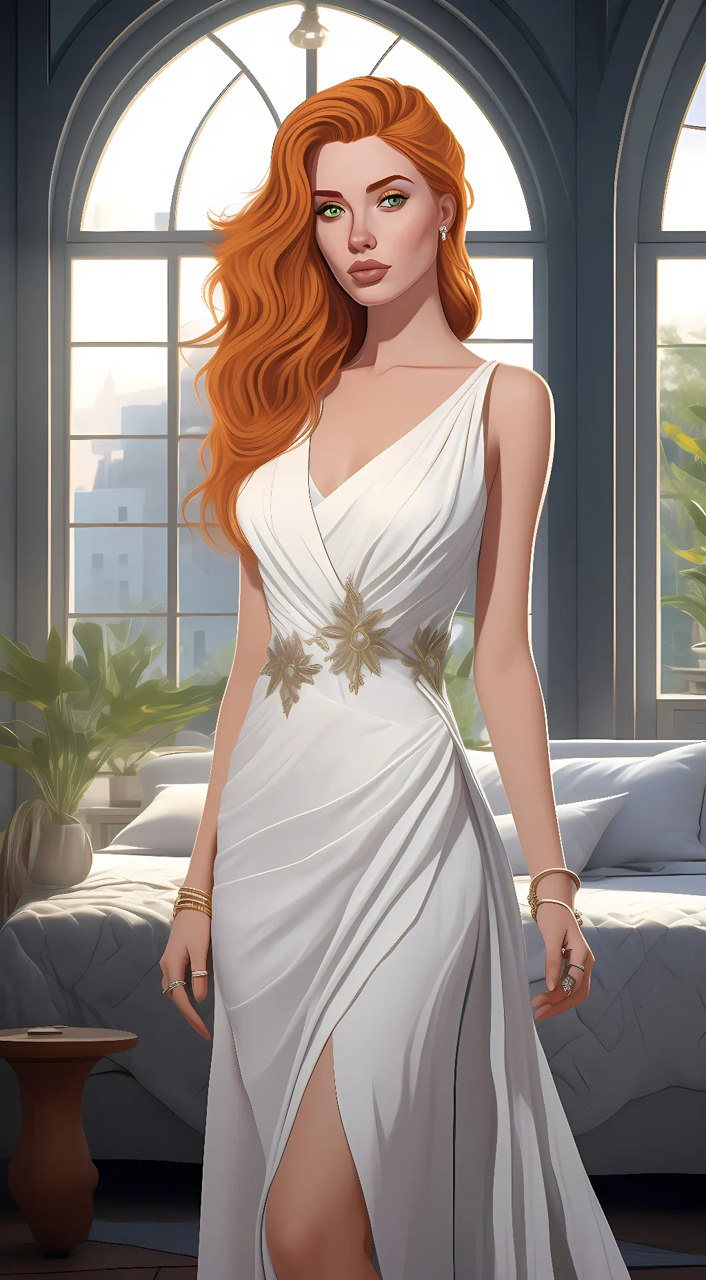 ai character: Krystie De Haro background