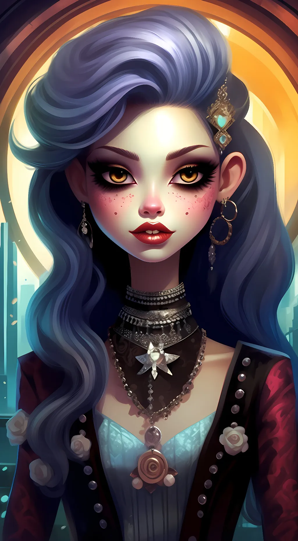 ai character: Monster High  background