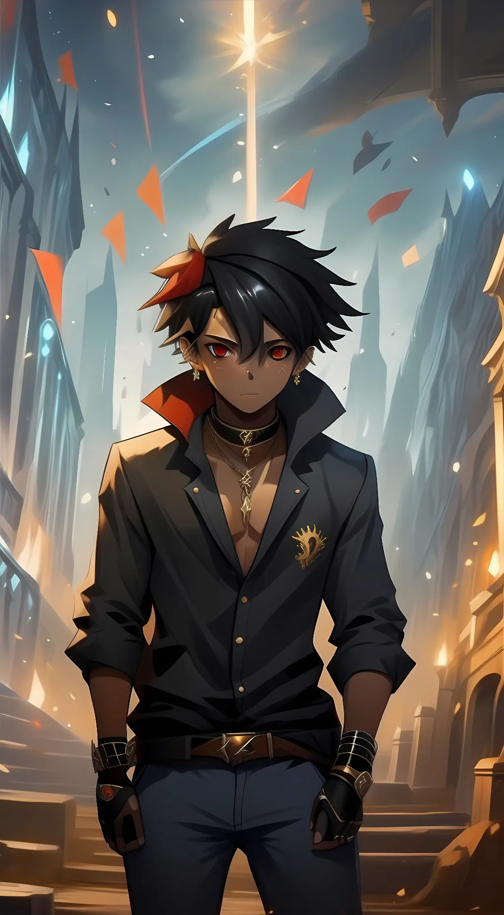 ai character: Deku background