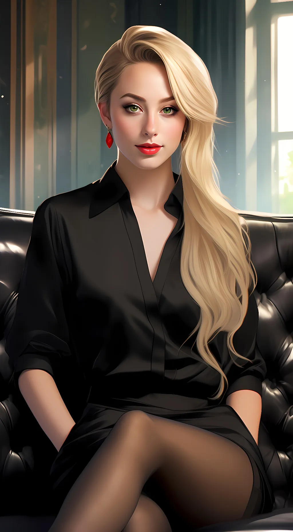 ai character: Mehgan  background