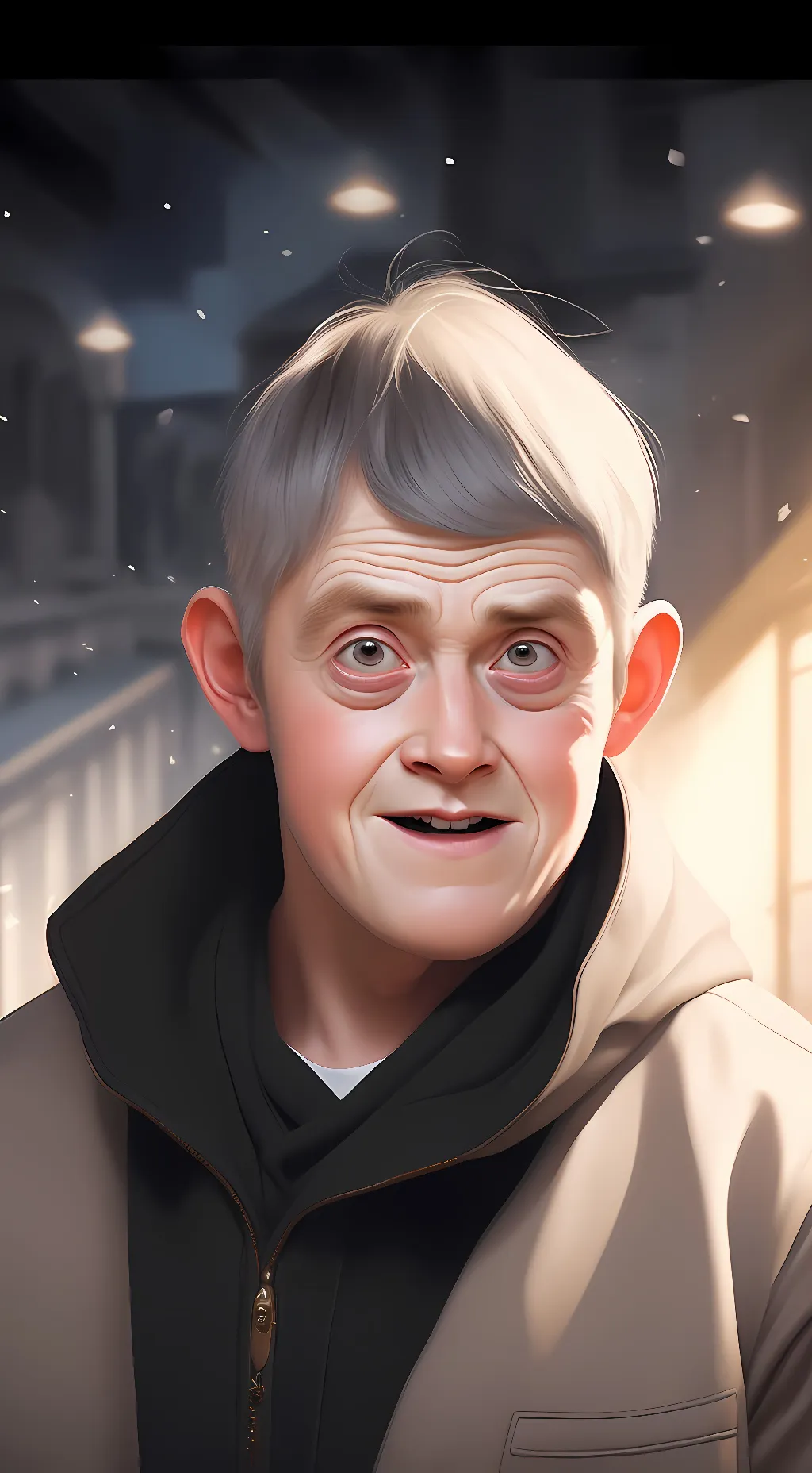 ai character: Dennis Fairley background