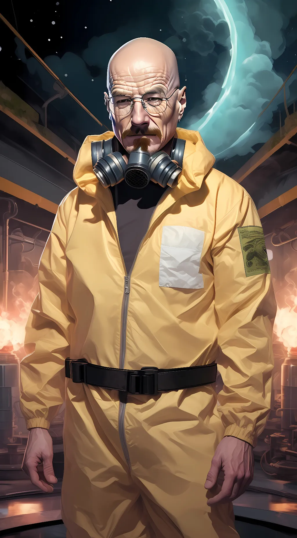 ai character: Waltuh White background