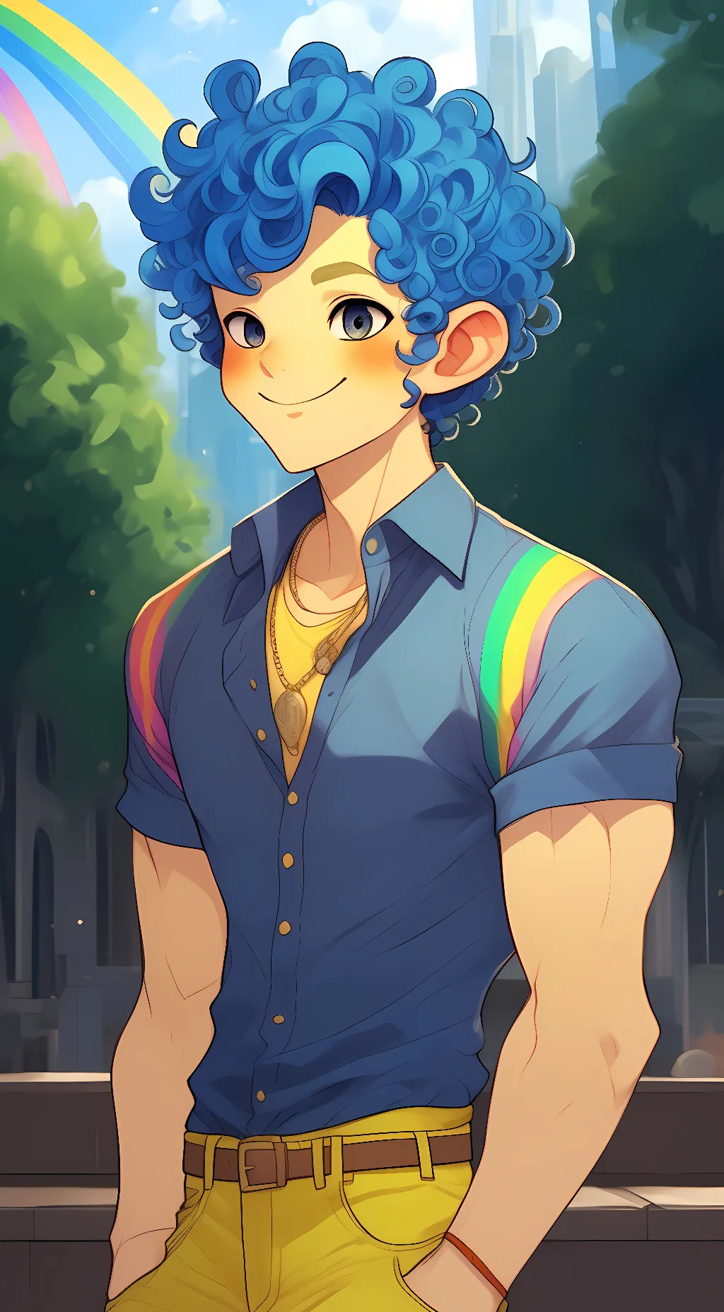 ai character: wally darling background