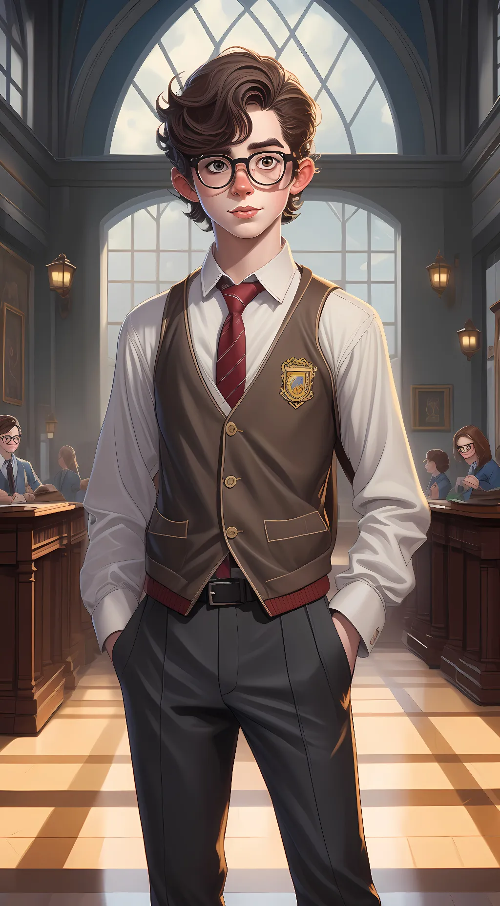 ai character: Mr turner background