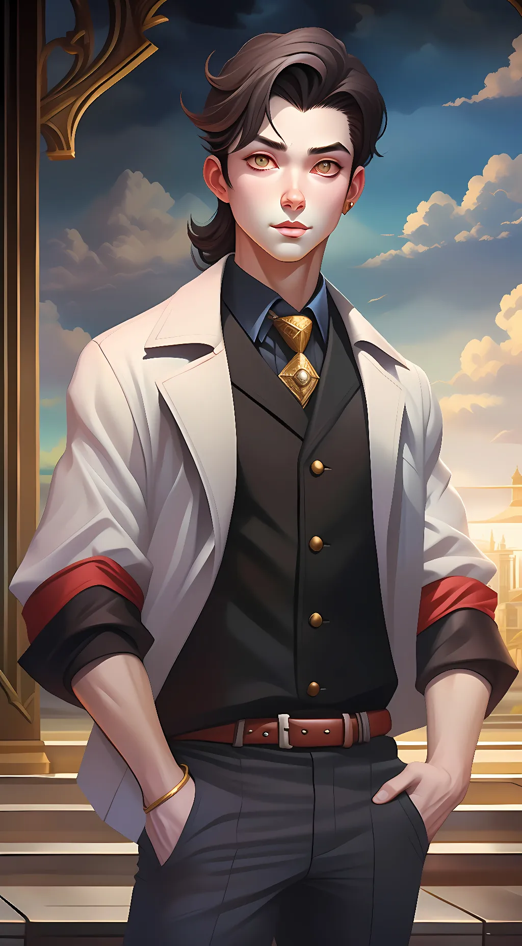 ai character: giyuu background