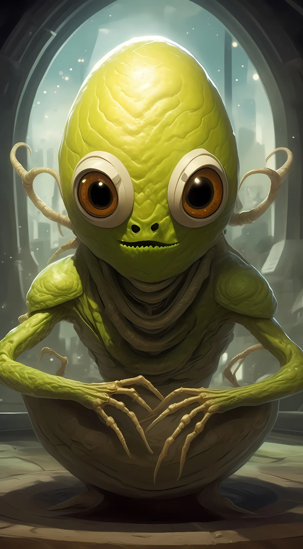 ai character: Vacuumorph. background