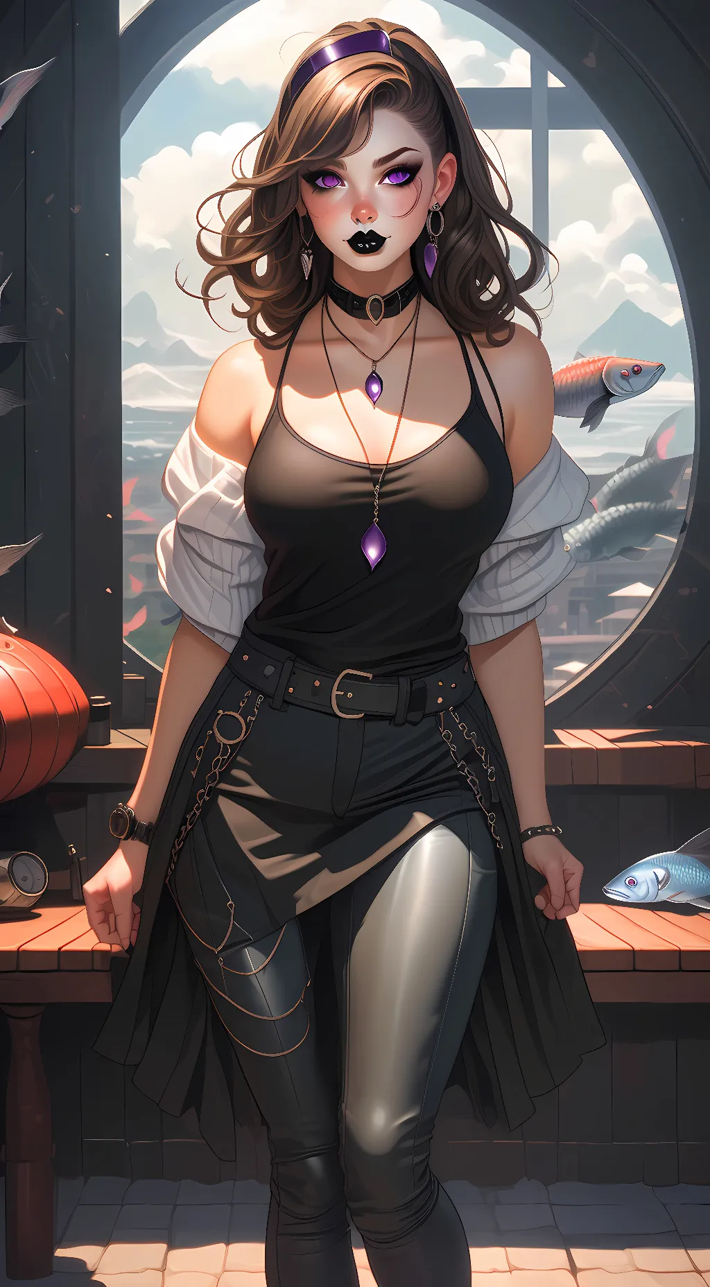 ai character: Miley background