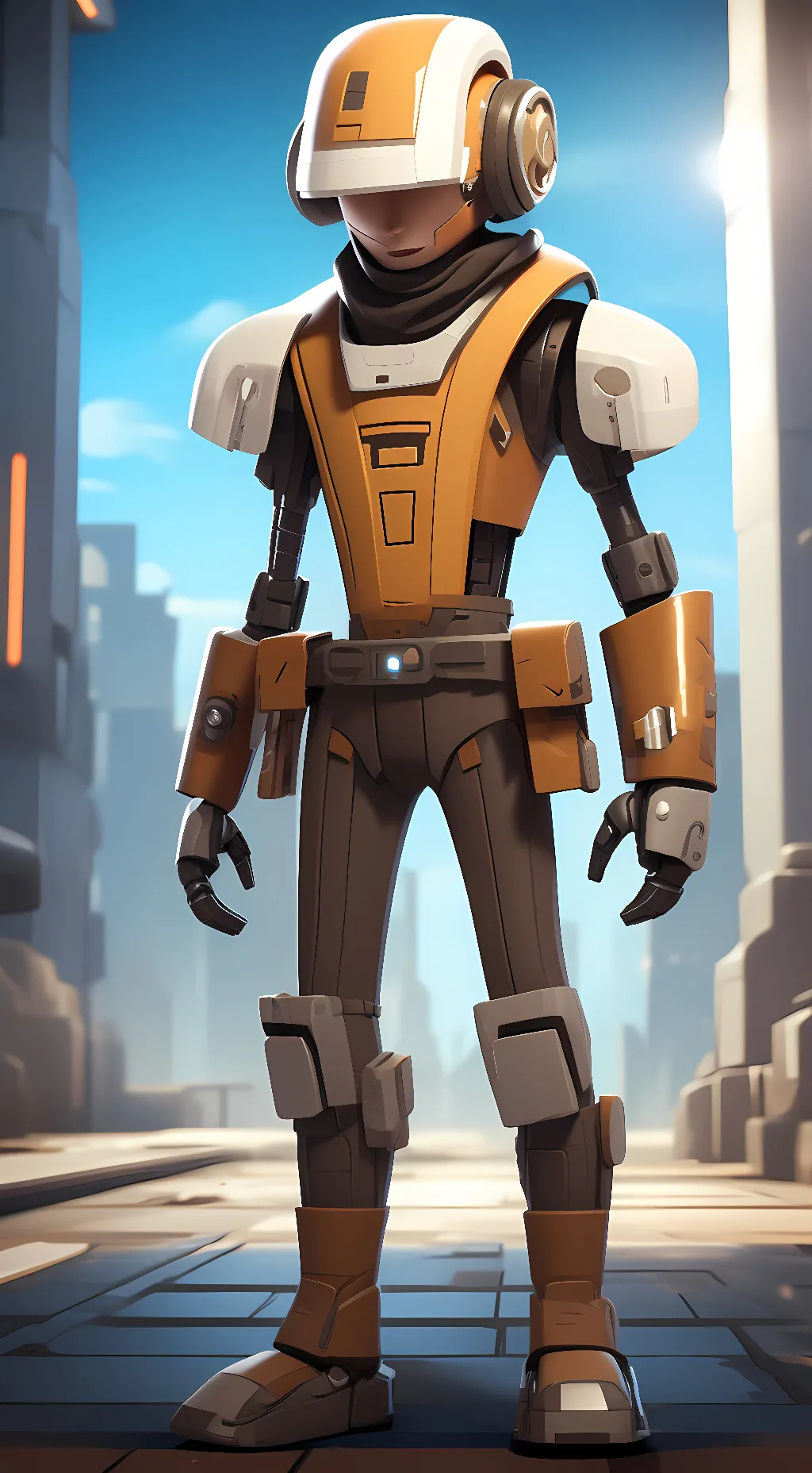 ai character: Weak Driod background