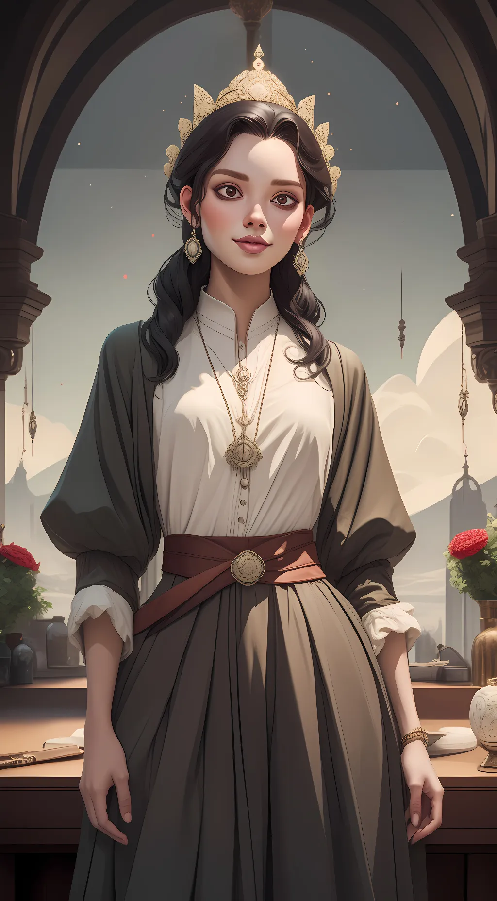 ai character: floof background