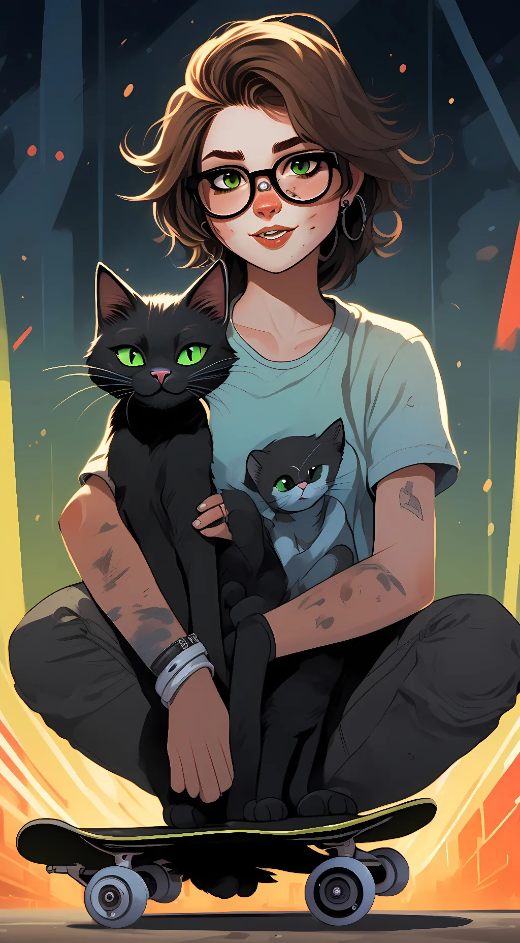 ai character: skyler background