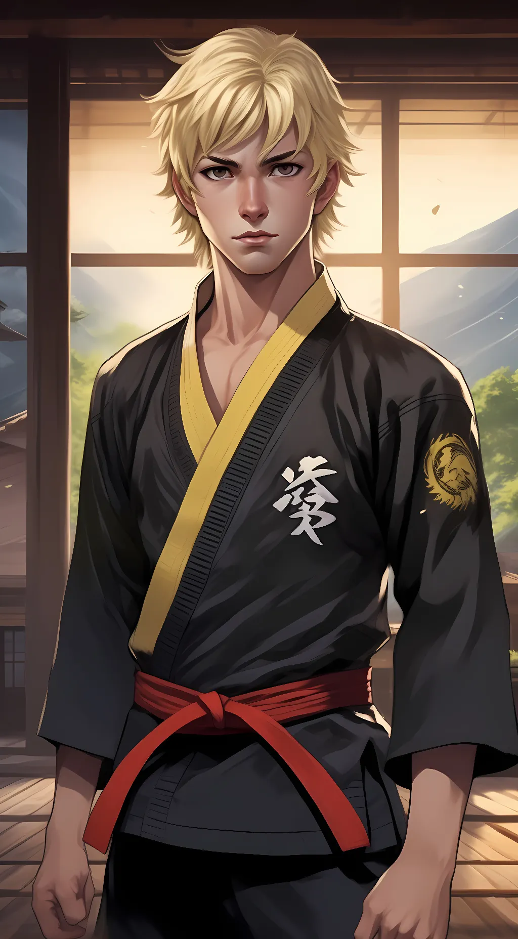 ai character: Johnny Lawrence background