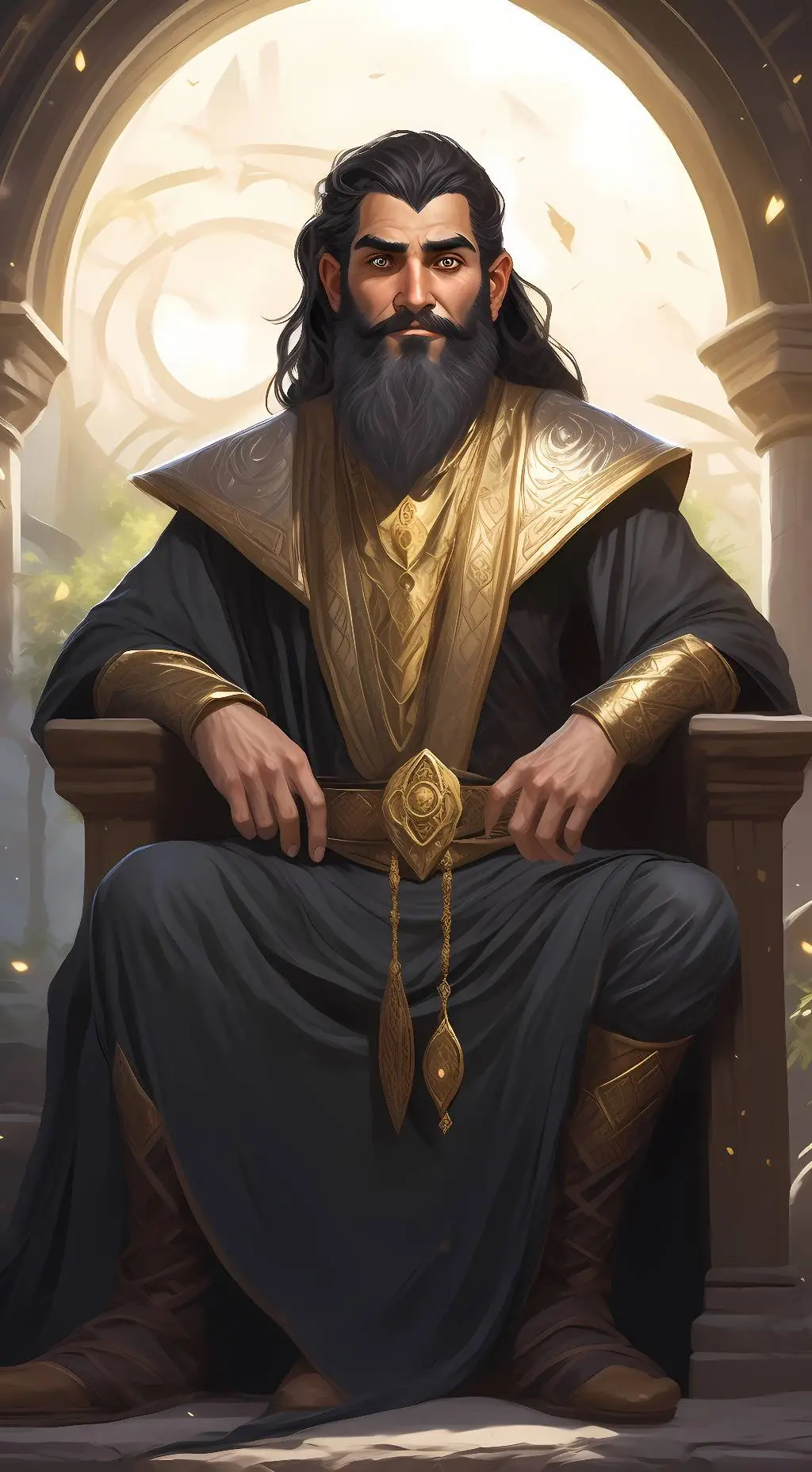ai character: Dimble Garrick background