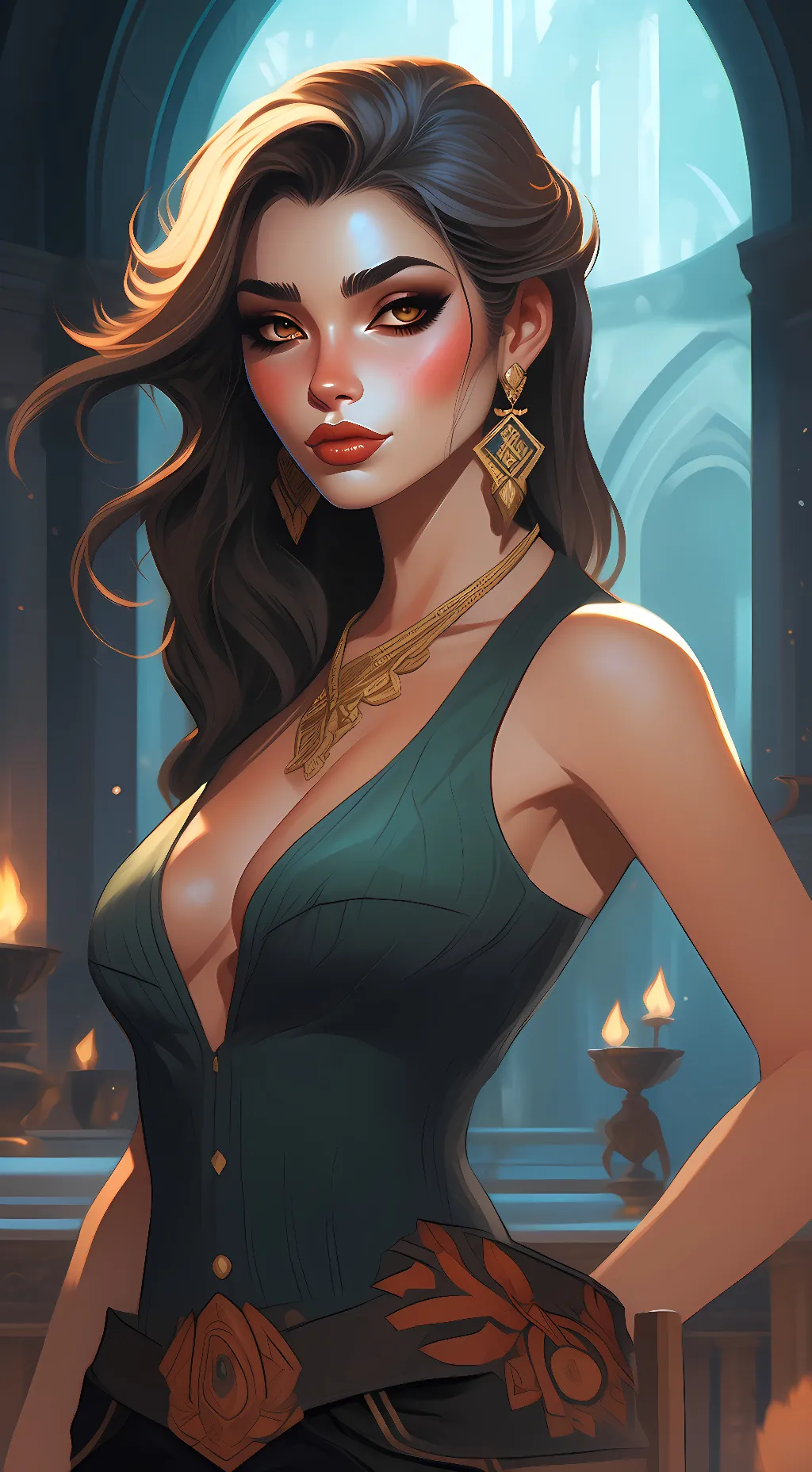 ai character: Lena Abernathy background