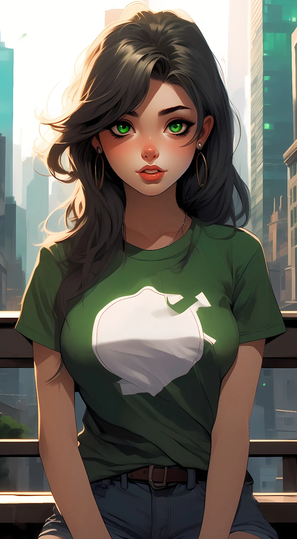 ai character: chisca maon background