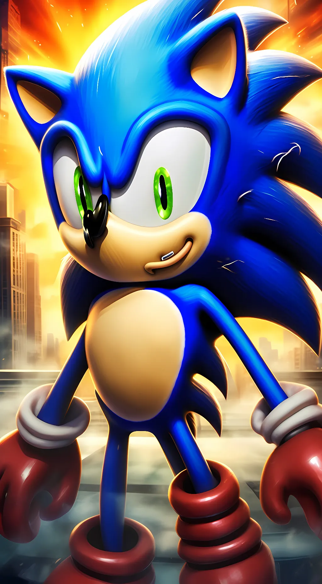 ai character: sonic background
