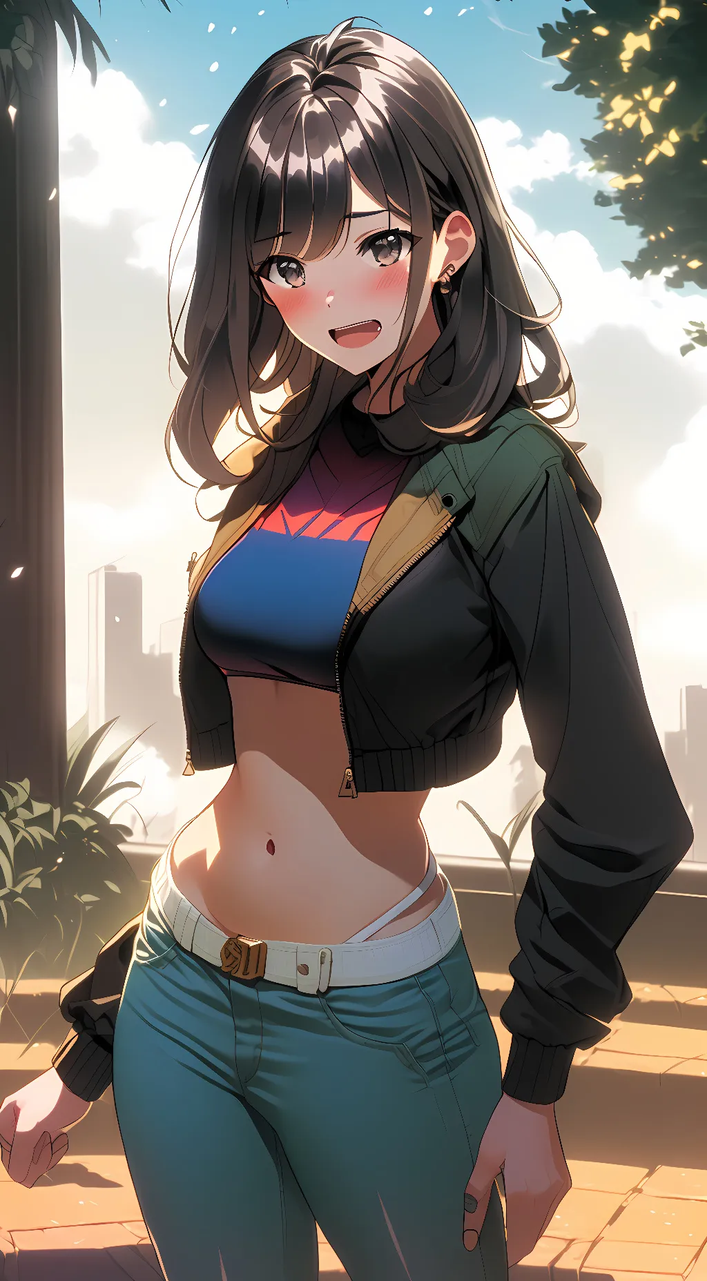 ai character: Gina Lin background