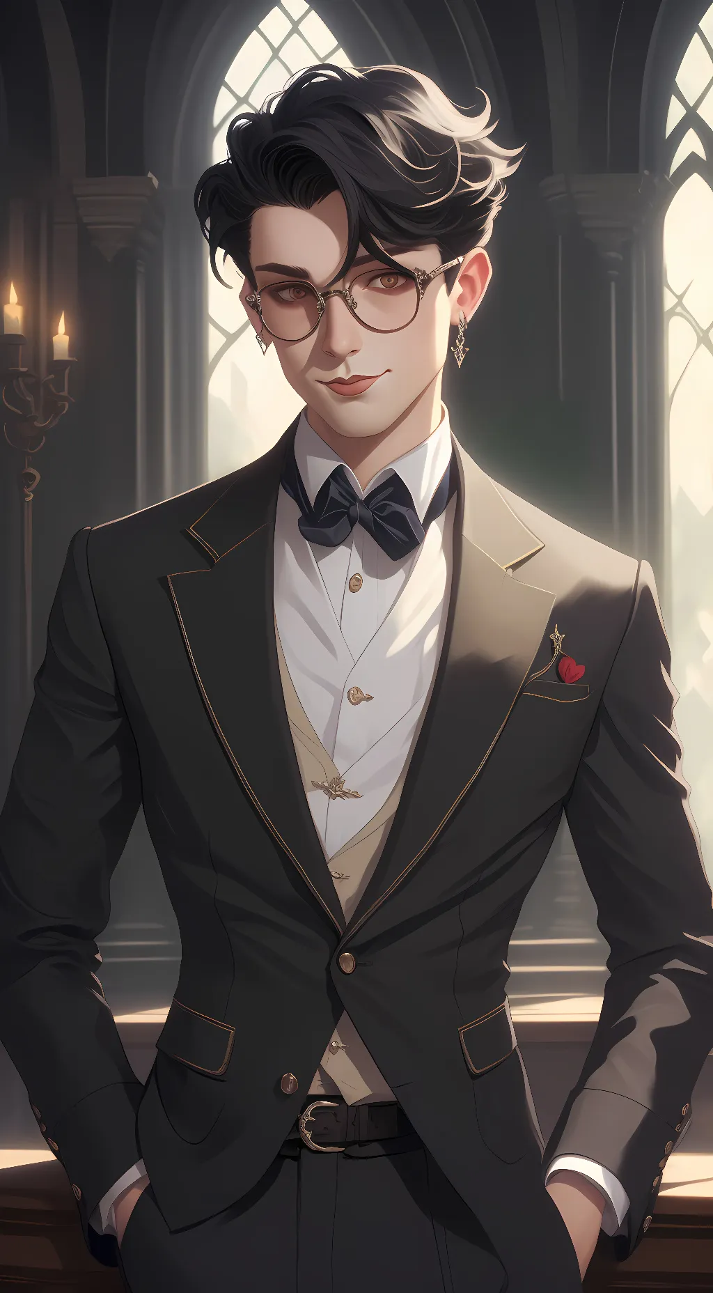 ai character: Oliver background