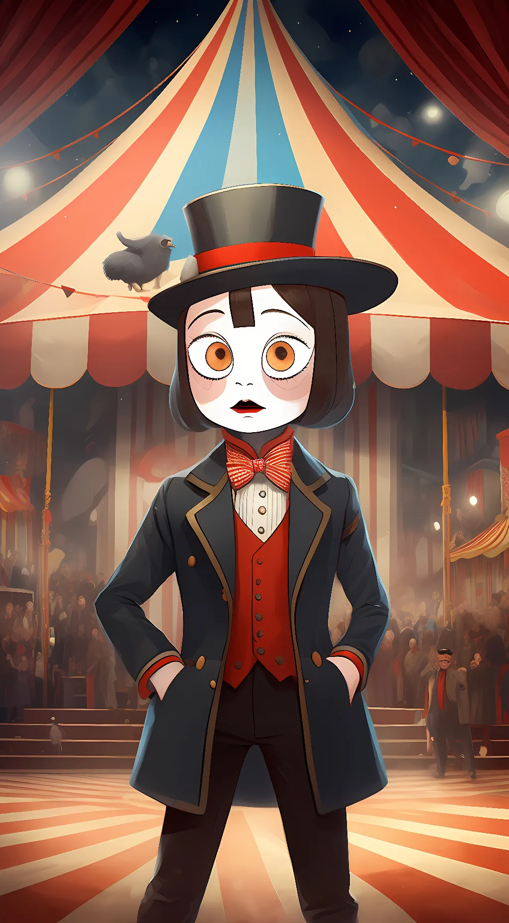 ai character: ♡pomni♡ background