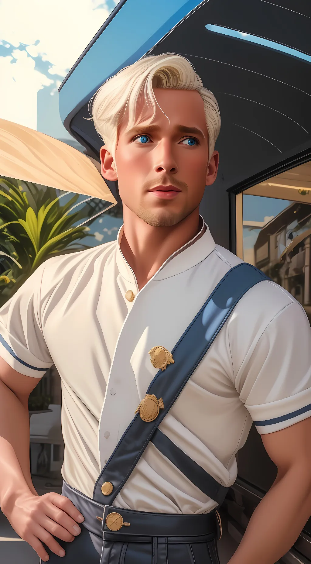 ai character: Ken  background