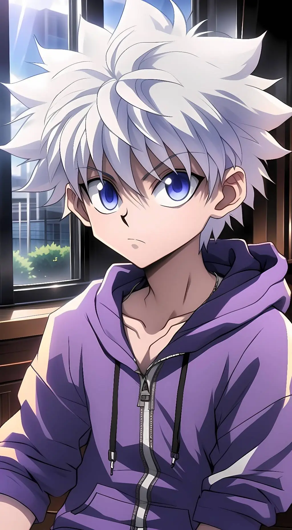 ai character: killua zoldyck background