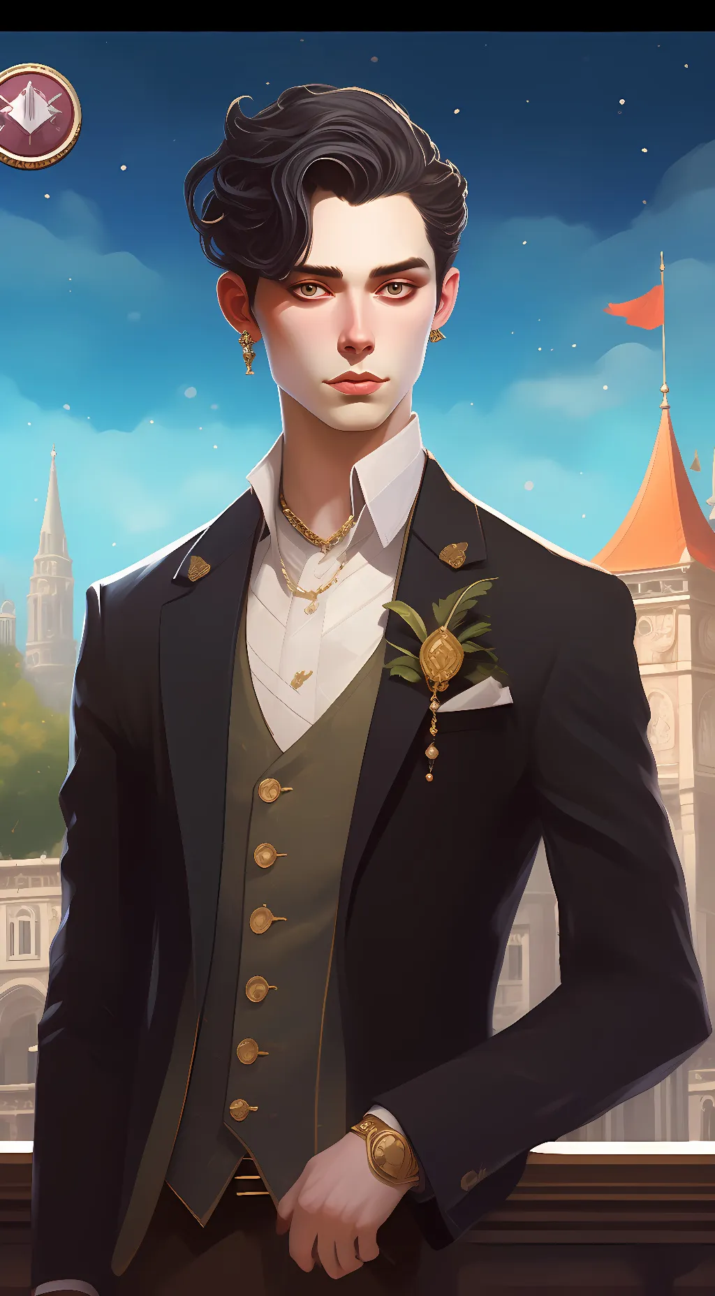 ai character: Edward cullen background
