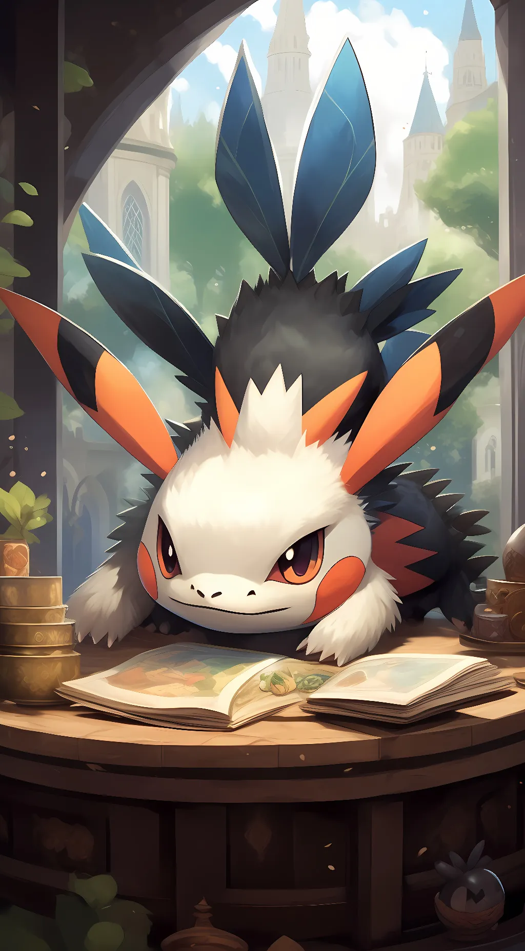 ai character:  pokemon background