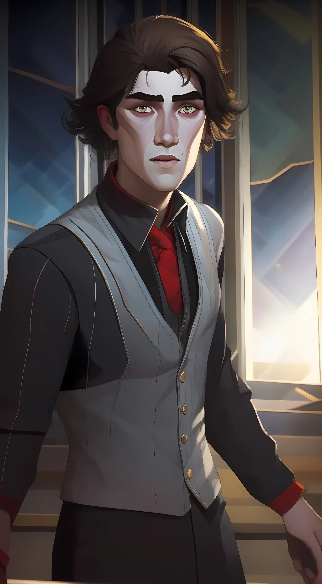 ai character: Viktor (Arcane) background