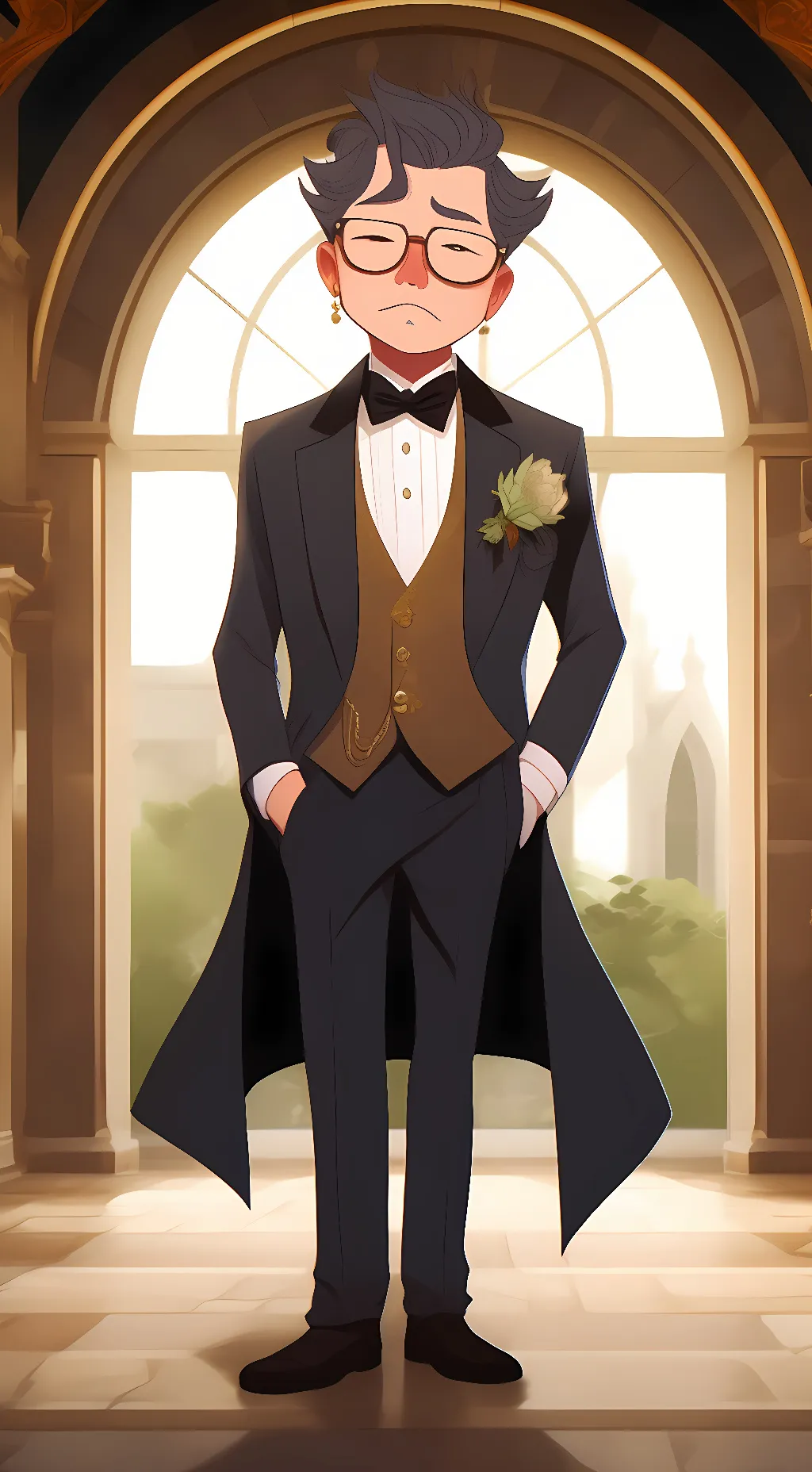 ai character: rick sanchez  background