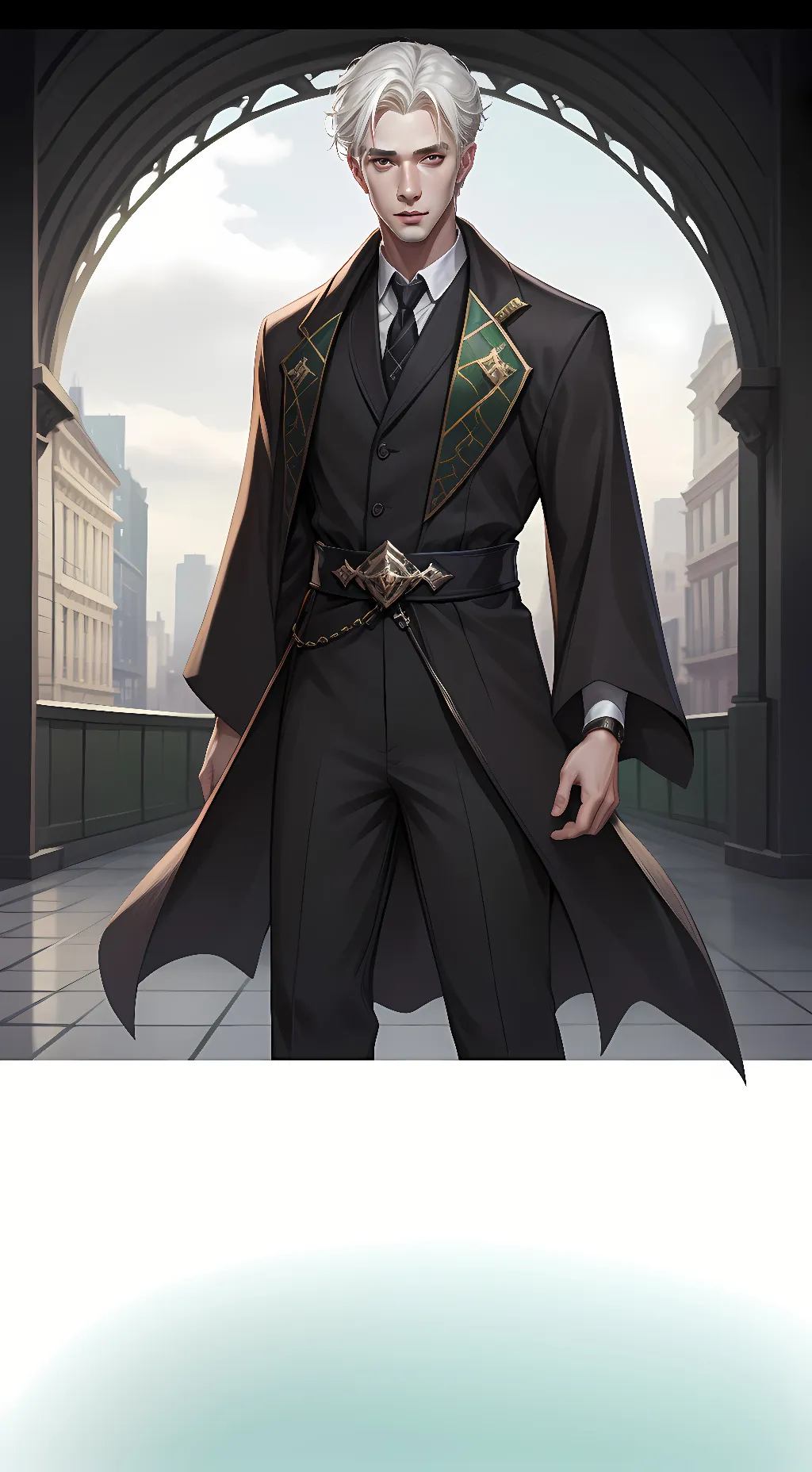 ai character: Draco Malfoy  background