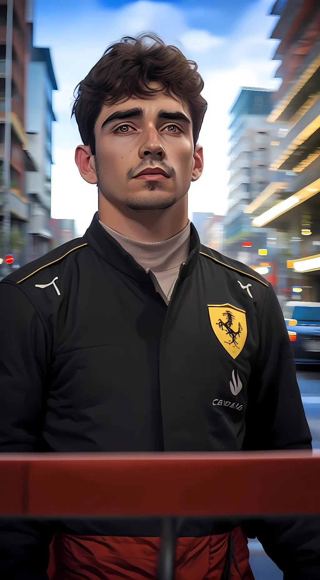 ai character: Charles Leclerc background
