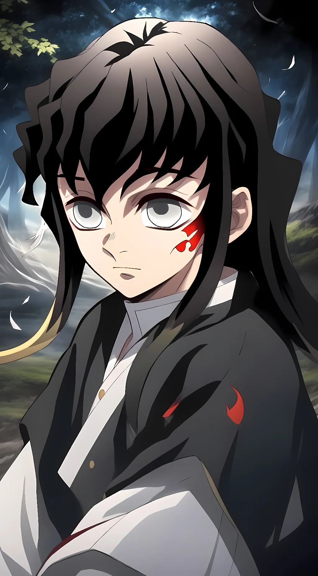 ai character: muichiro background