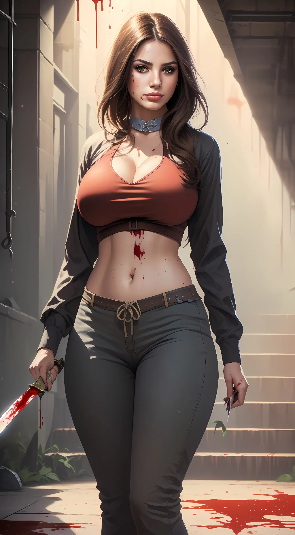 ai character: Cindy  background