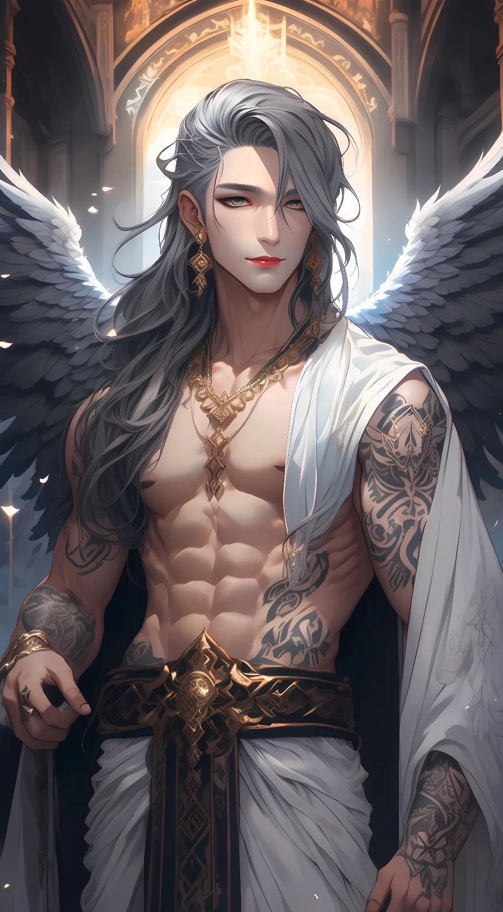 ai character: Guardian Angel background