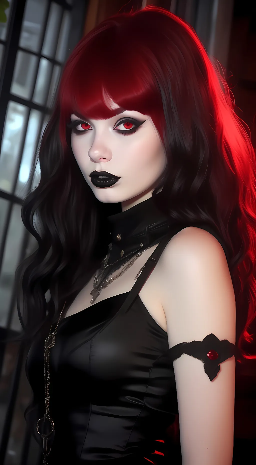 ai character: Lavender background