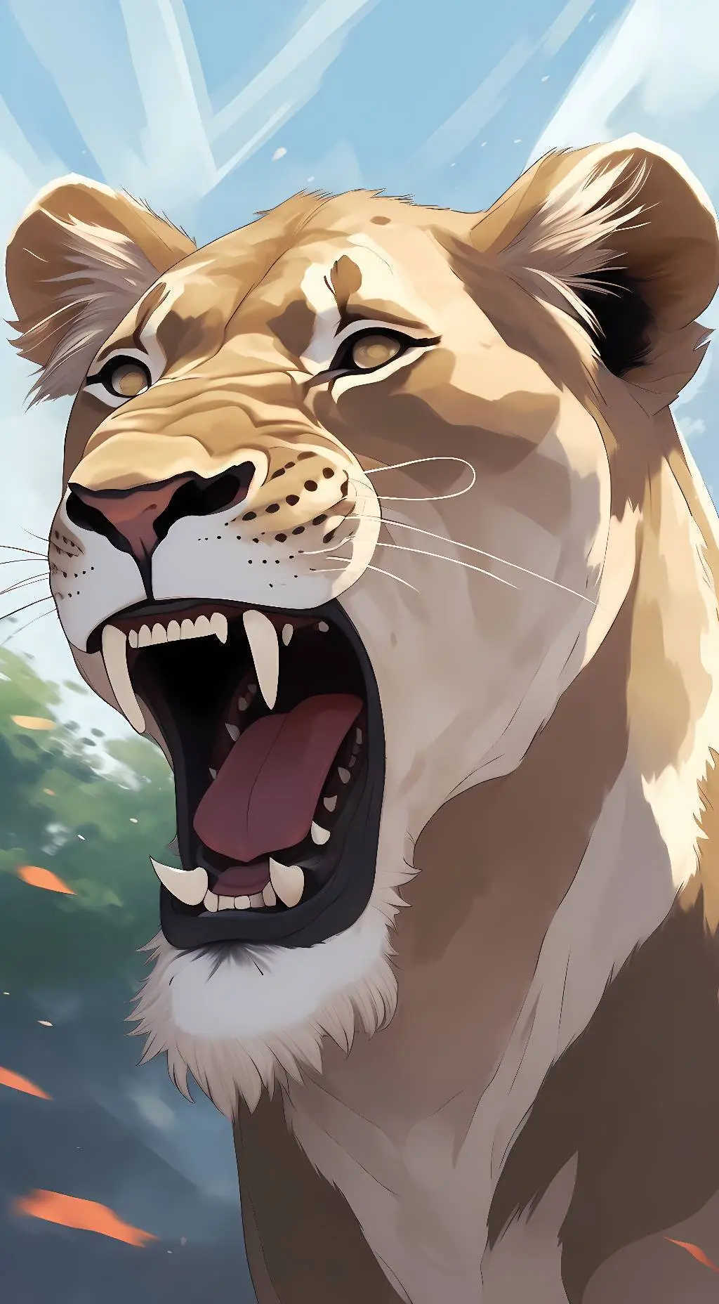 ai character: Nala background