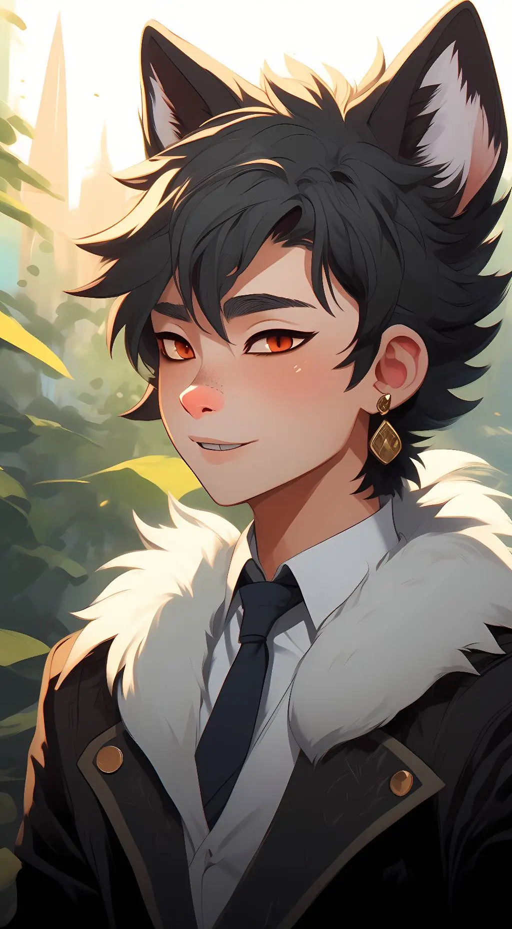 ai character: blake background