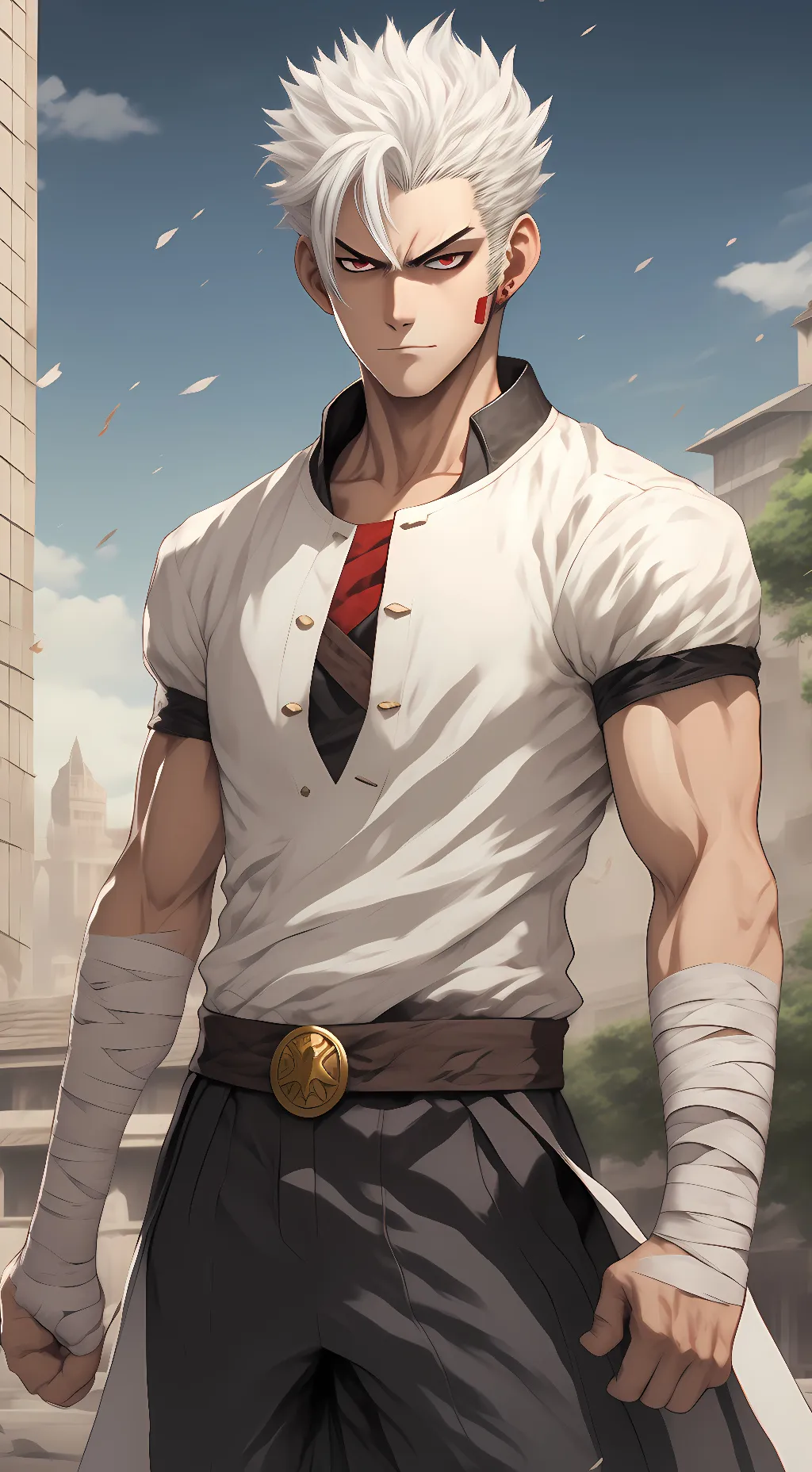 ai character: Garou background