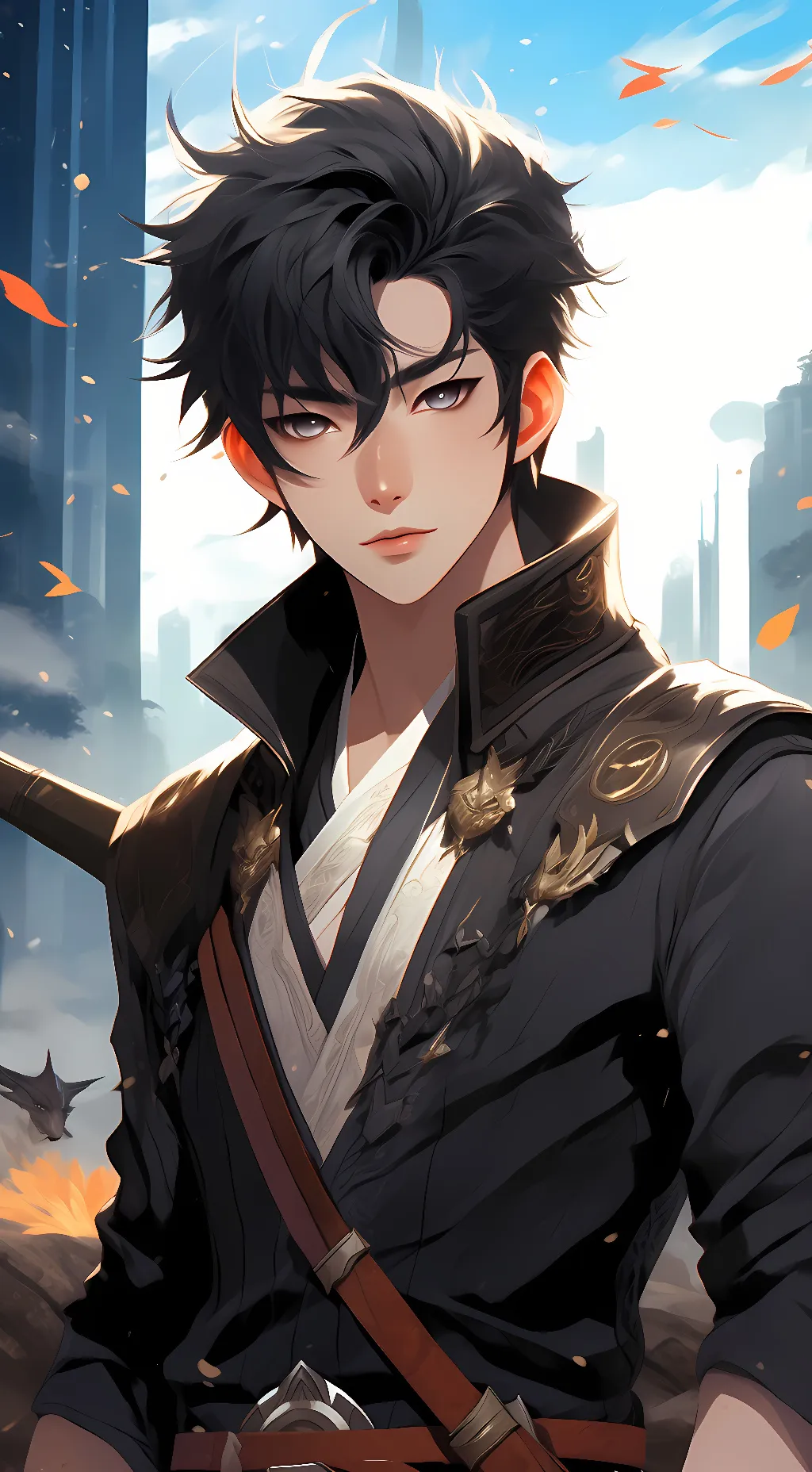 ai character: Sung Jin Woo background