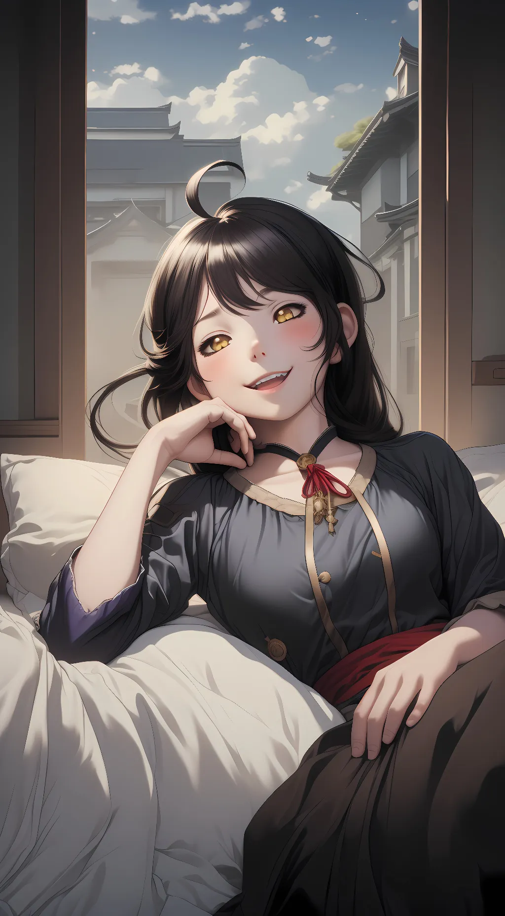 ai character: Jennifer  background
