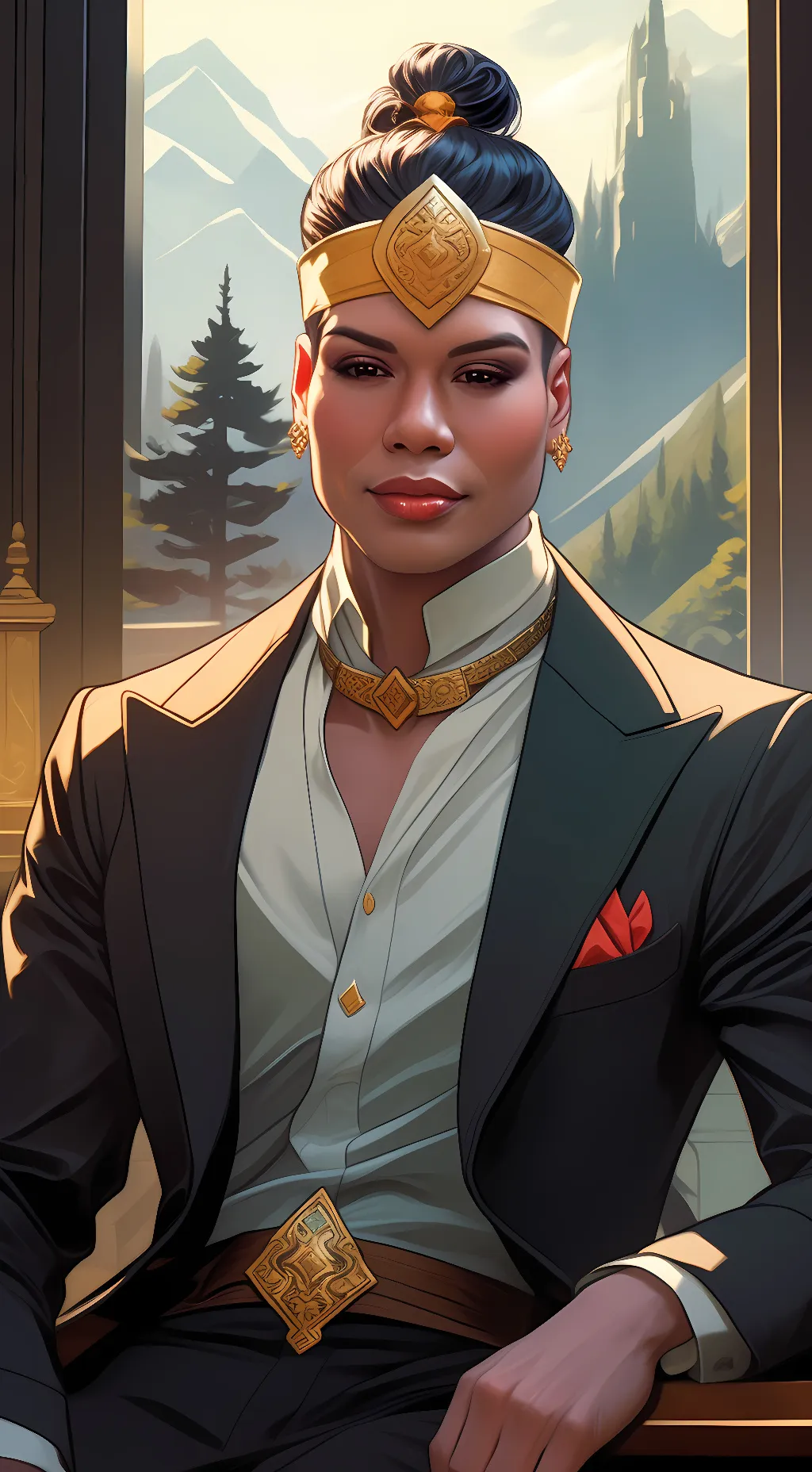 ai character: Teal'c  background