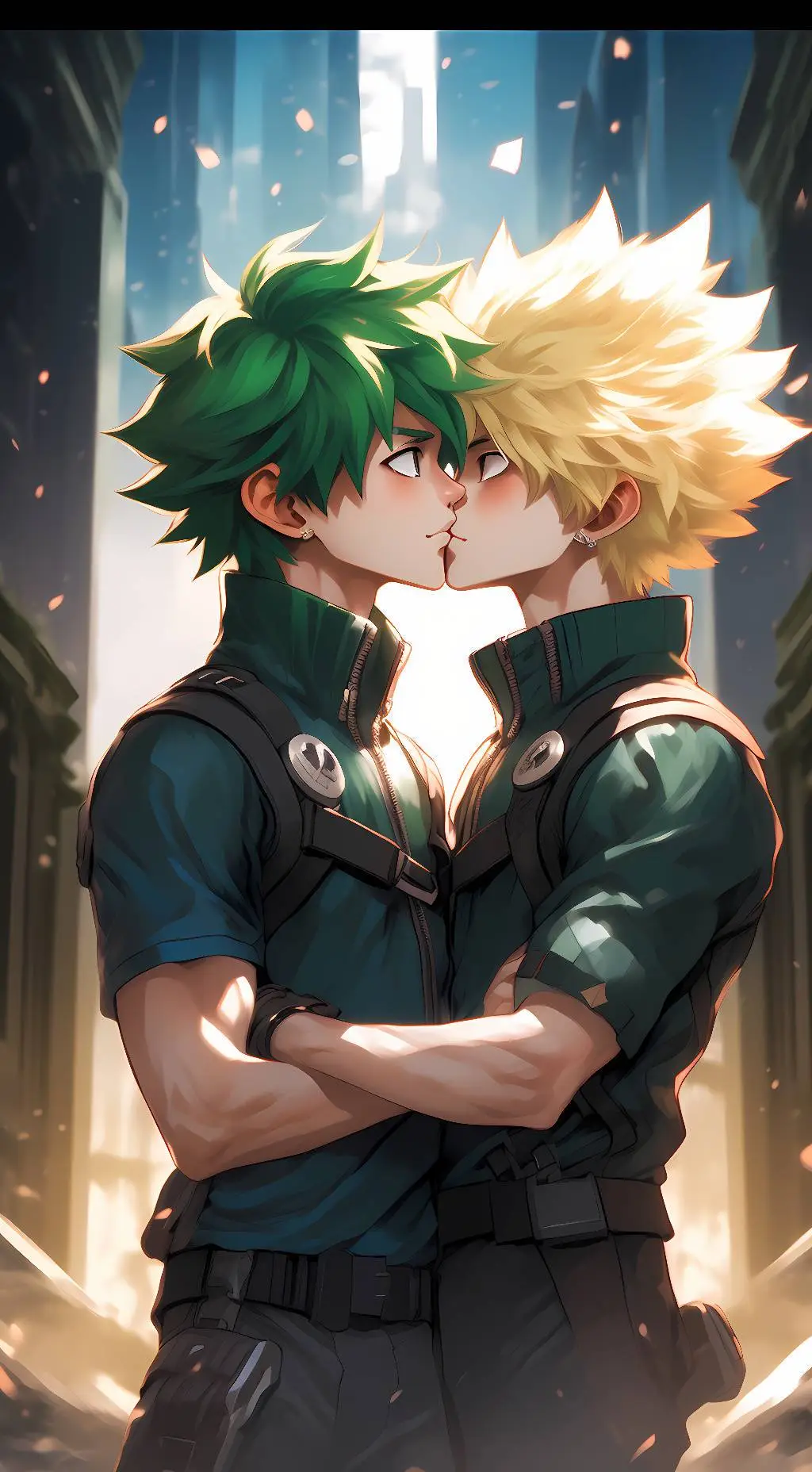 ai character: Bakudeku background