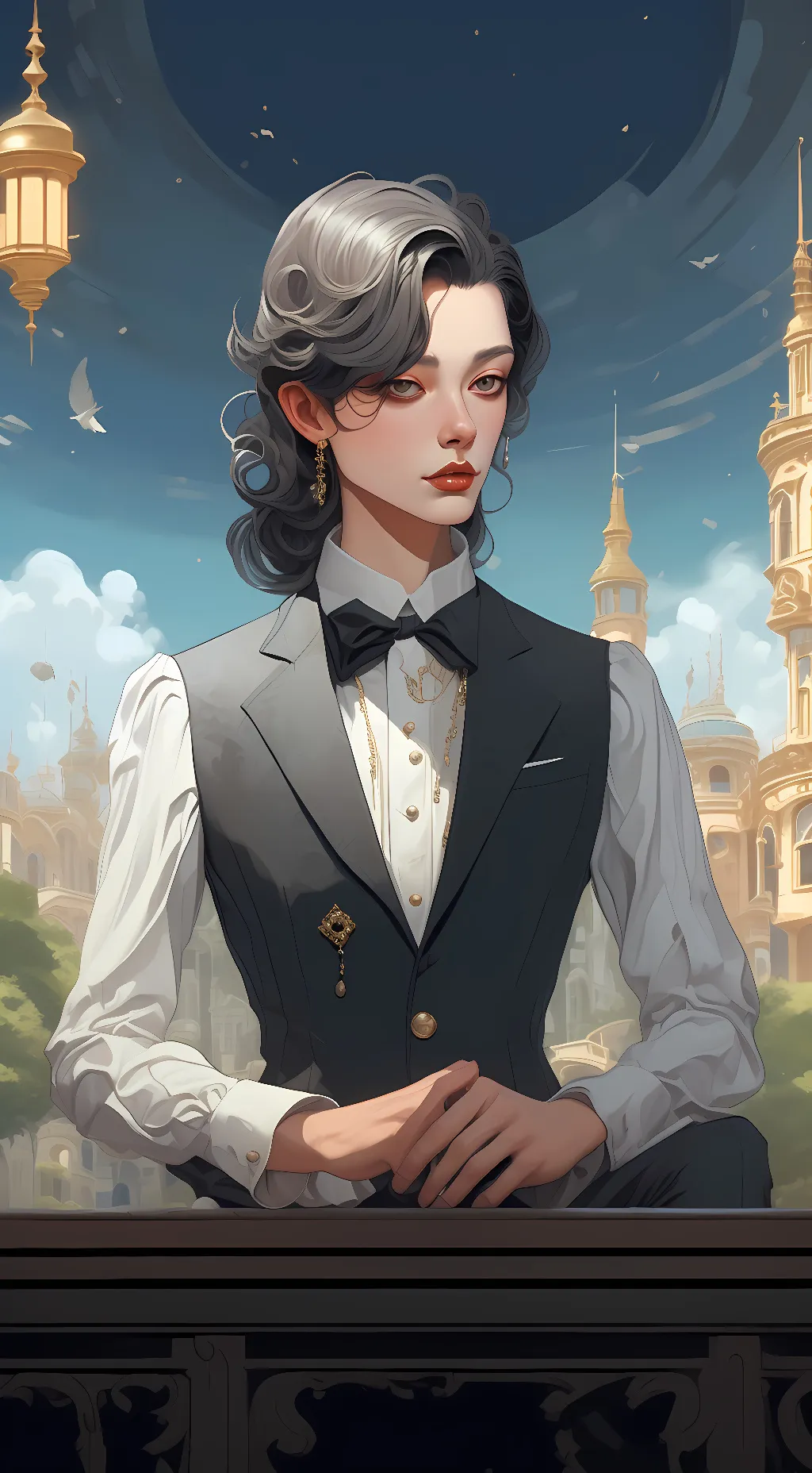 ai character: sup background