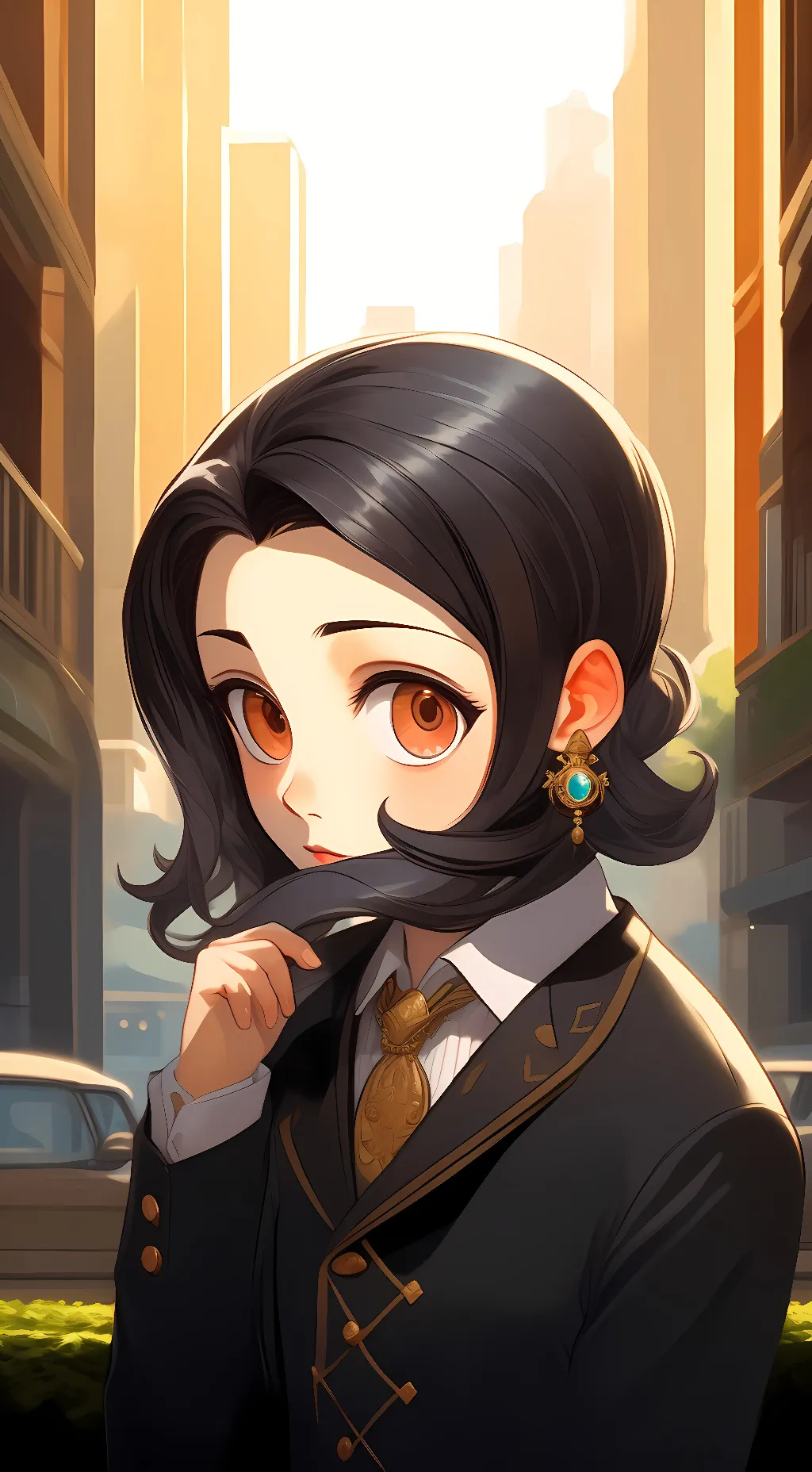 ai character: nezuko-chan background