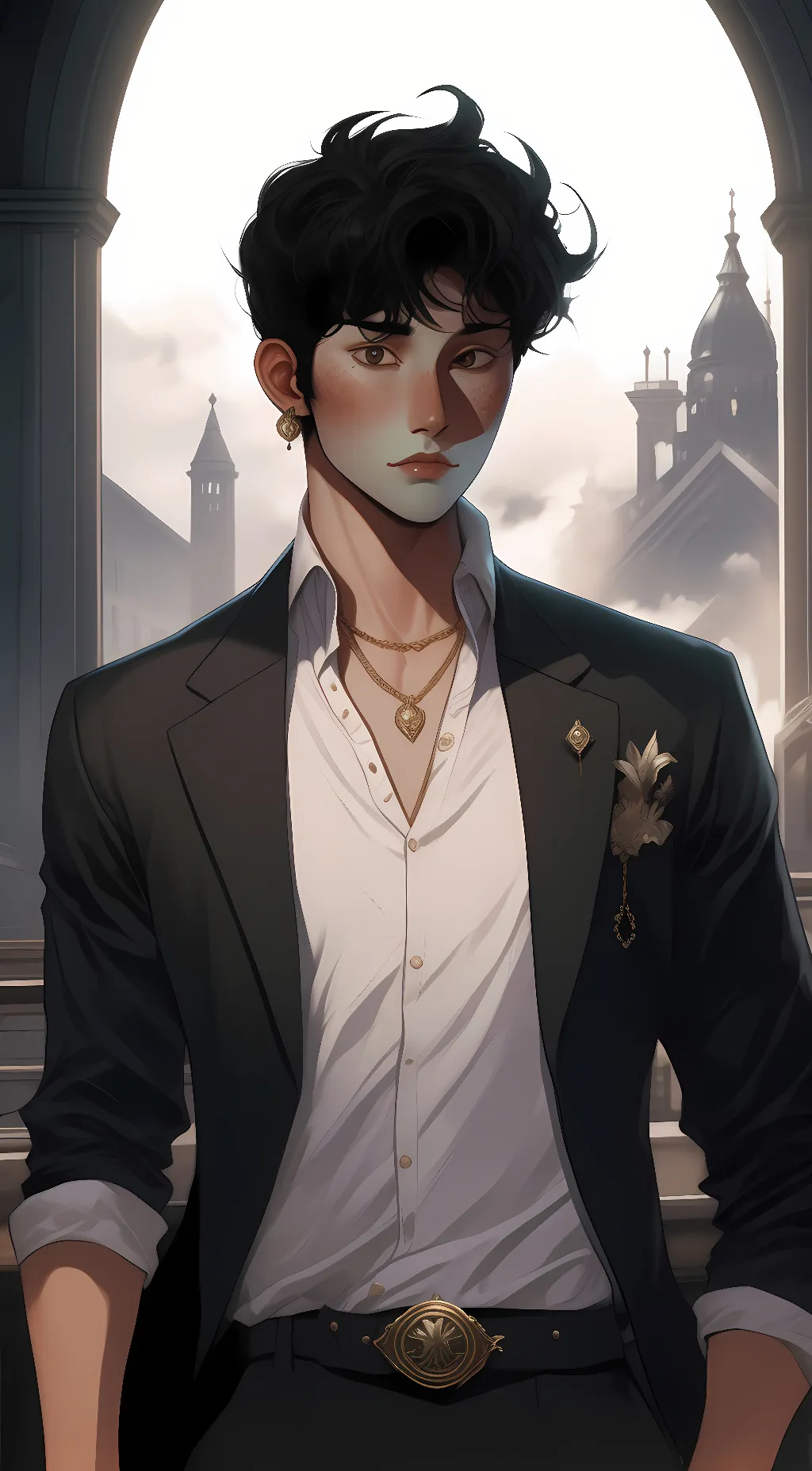 ai character: Brahms Heelshire background