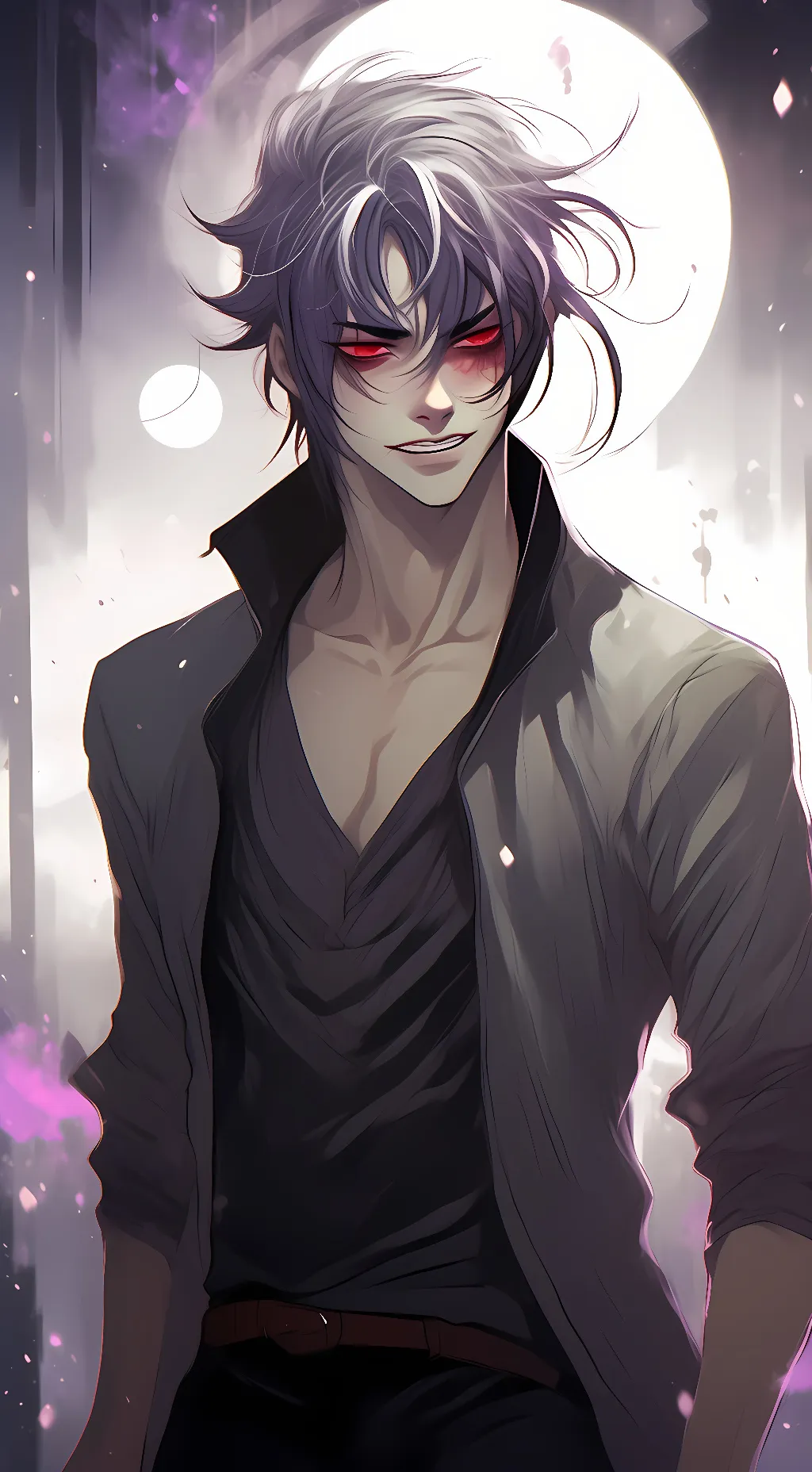 ai character: Moondrop/Moon background